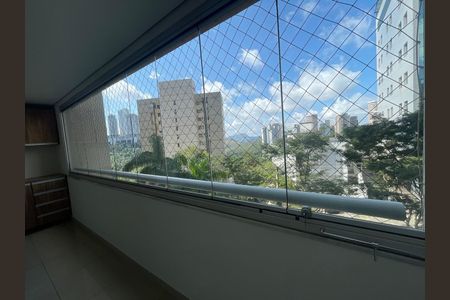 Varanda  de apartamento para alugar com 3 quartos, 105m² em Vila da Serra, Nova Lima