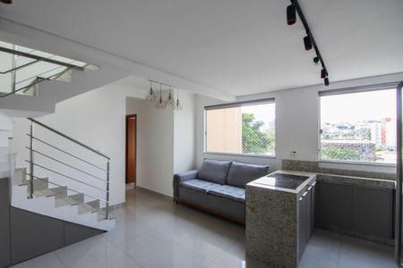 Sala e Cozinha de apartamento à venda com 4 quartos, 156m² em São João Batista, Belo Horizonte