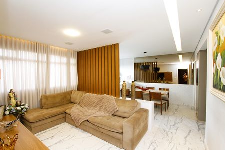Sala de apartamento à venda com 3 quartos, 105m² em Alto Caiçaras, Belo Horizonte