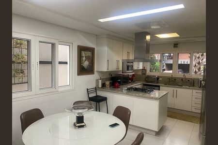 Cozinha de casa de condomínio à venda com 1 quarto, 350m² em Residencial Quatro (alphaville), Santana de Parnaíba