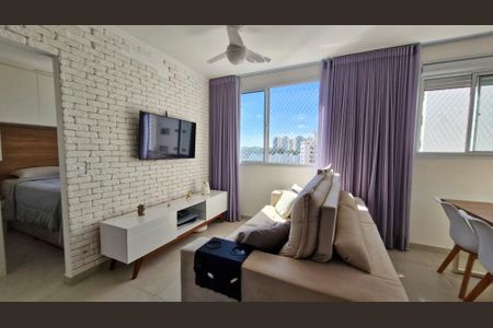 Sala de apartamento para alugar com 1 quarto, 34m² em Jardim Marajoara, São Paulo