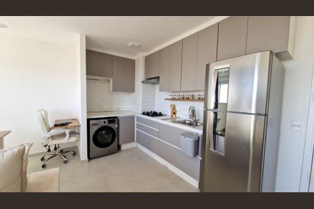Cozinha de apartamento para alugar com 1 quarto, 34m² em Jardim Marajoara, São Paulo
