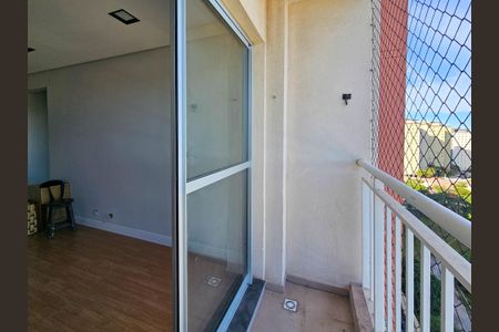 Varanda da Sala de apartamento à venda com 2 quartos, 50m² em Vila Homero Thon, Santo André