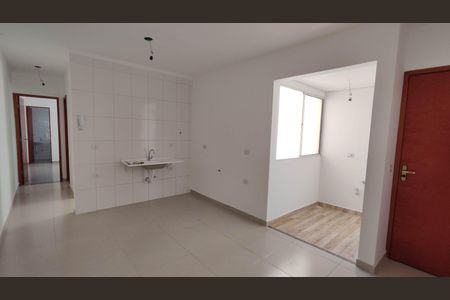 Sala / Cozinha de apartamento para alugar com 2 quartos, 56m² em Vila Monteiro, Poá