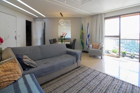 Sala  de apartamento à venda com 3 quartos, 75m² em Chácara Agrindus, Taboão da Serra
