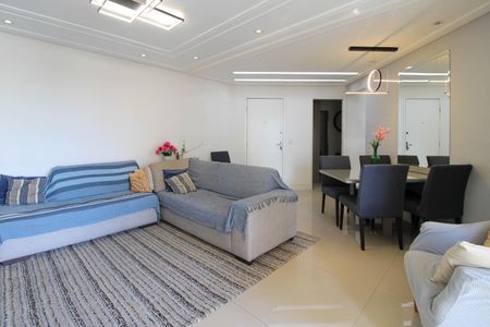 Sala  de apartamento à venda com 3 quartos, 75m² em Chácara Agrindus, Taboão da Serra