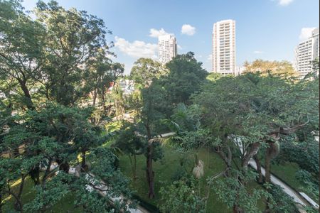 Varanda - Vista de apartamento à venda com 4 quartos, 208m² em Santo Amaro, São Paulo