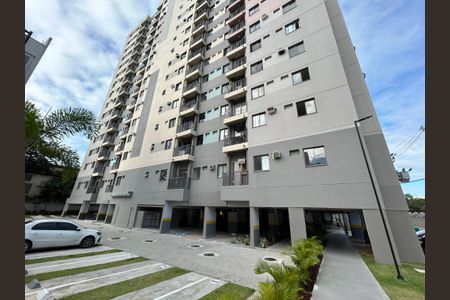 Apartamento à venda com 36m², 2 quartos e 1 vagaFachada do bloco