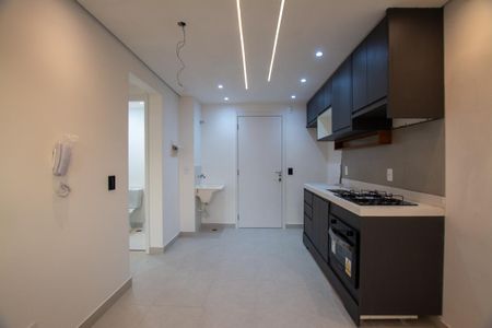 SALA - COZINHA - AREA DE SERVIÇO de apartamento para alugar com 2 quartos, 33m² em Jardim Celeste, São Paulo