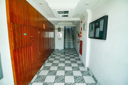 Área comum de kitnet/studio para alugar com 1 quarto, 44m² em Vila Caiçara, Praia Grande