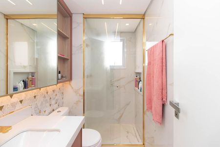 Apartamento à venda com 83m², 3 quartos e 2 vagasBanheiro da Suíte