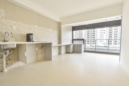 Sala/cozinha de apartamento para alugar com 1 quarto, 40m² em Vila Mariana, São Paulo