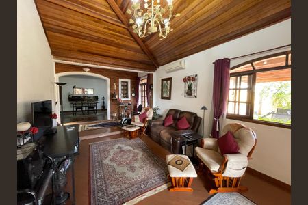 Sala de casa de condomínio para alugar com 5 quartos, 600m² em Horizontal Park, Cotia