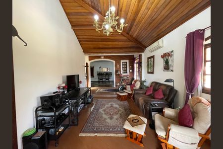 Sala de casa de condomínio para alugar com 5 quartos, 600m² em Horizontal Park, Cotia