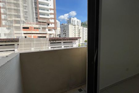 Varanda da Sala de apartamento para alugar com 1 quarto, 46m² em José Menino, Santos