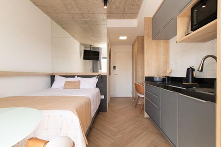 Studio para alugar com 24m², 1 quarto e sem vaga Studio para alugar com 24m², 1 quarto e sem vagaStudio