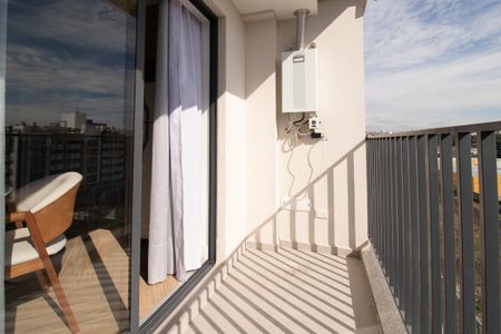 Studio para alugar com 24m², 1 quarto e sem vaga Studio para alugar com 24m², 1 quarto e sem vagaSacada