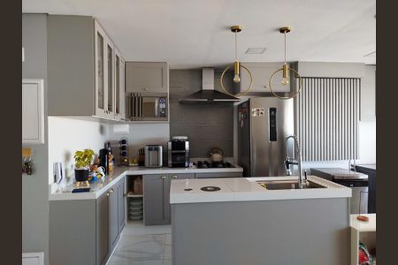 Apartamento à venda com 58m², 2 quartos e 1 vagaCozinha americana