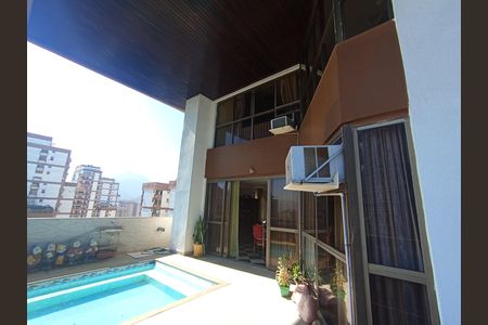 Fachada área externa  de apartamento à venda com 4 quartos, 304m² em Barra da Tijuca, Rio de Janeiro