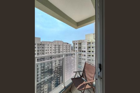 Varanda da Sala de apartamento para alugar com 2 quartos, 43m² em Santo Cristo, Rio de Janeiro