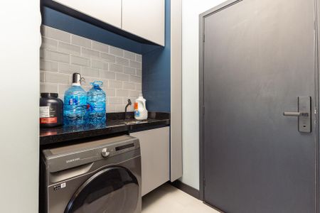 Cozinha de kitnet/studio para alugar com 1 quarto, 24m² em Vila Olímpia, São Paulo