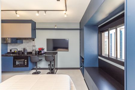 Studio de kitnet/studio para alugar com 1 quarto, 24m² em Vila Olímpia, São Paulo
