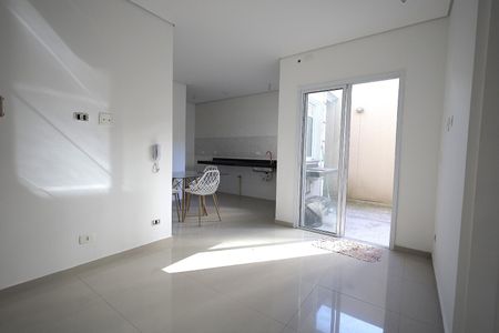 Sala de apartamento à venda com 1 quarto, 60m² em Vila Guiomar, Santo André