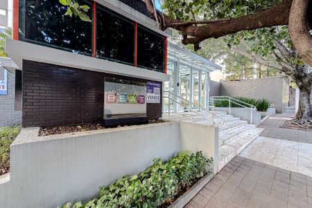 Studio à venda com 52m², 1 quarto e 1 vagaFachada - Plaquinha