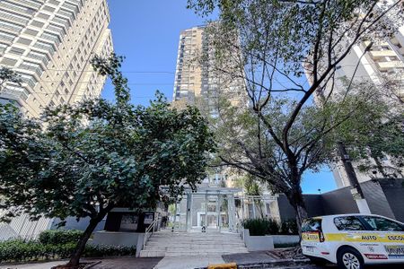 Studio à venda com 52m², 1 quarto e 1 vagaFachada - Plaquinha