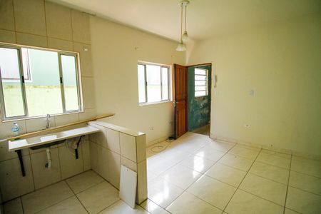 Cozinha de casa de condomínio para alugar com 1 quarto, 32m² em São José do Rio Preto, Praia Grande