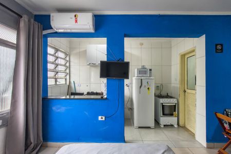 Cozinha  de kitnet/studio para alugar com 0 quarto, 32m² em Guilhermina, Praia Grande