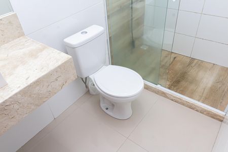 Casa de condomínio para alugar com 128m², 2 quartos e 1 vagaBanheiro da Suíte 1