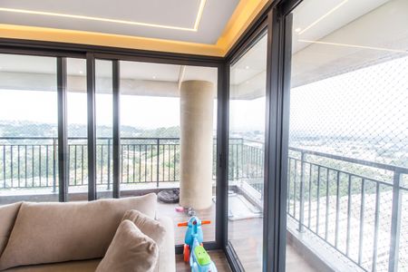 Sala  de apartamento à venda com 1 quarto, 120m² em Centro Comercial Jubran, Barueri