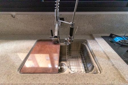 Apartamento para alugar com 117m², 2 quartos e 2 vagasDetalhe da cozinha