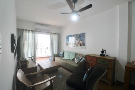 Sala de apartamento para alugar com 1 quarto, 65m² em Tortuga, Guarujá