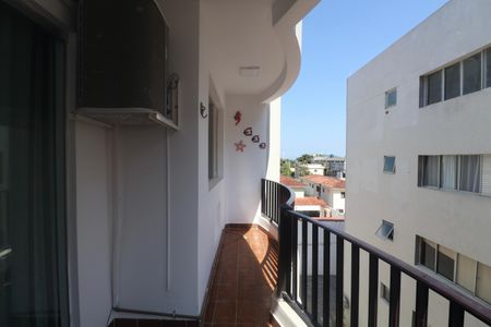 Varanda de apartamento para alugar com 1 quarto, 65m² em Tortuga, Guarujá
