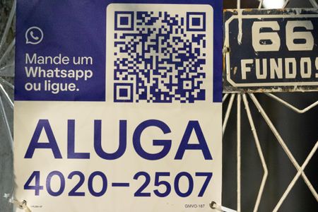 Casa para alugar com 60m², 2 quartos e sem vagaPlaca instalada em 05/05/2026 com o código GMVO-187