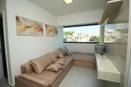 Sala de apartamento à venda com 2 quartos, 55m² em Parque das Nações, Santo André