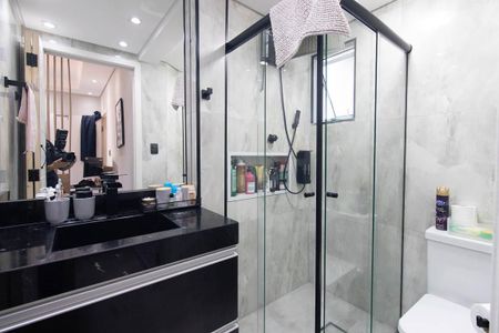 Apartamento à venda com 93m², 3 quartos e sem vagaBanheiro da Suíte