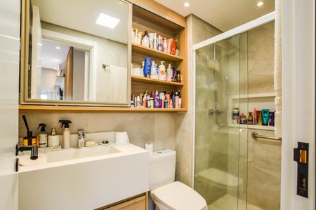 Apartamento à venda com 83m², 3 quartos e 2 vagasBanheiro da Suíte