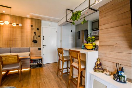 Sala de apartamento à venda com 3 quartos, 83m² em Vila Assunção, Santo André