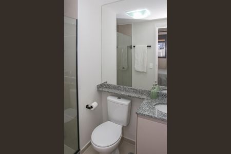 Apartamento para alugar com 31m², 1 quarto e sem vagaBanheiro da Suíte