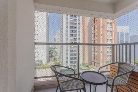Studio à venda com 29m², 1 quarto e 1 vagaVaranda
