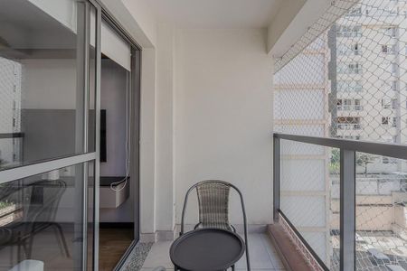 Studio à venda com 29m², 1 quarto e 1 vagaVaranda