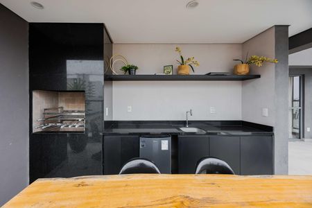 Studio à venda com 29m², 1 quarto e 1 vagaChurrasqueira