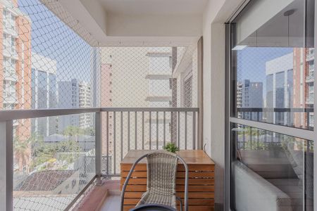 Studio à venda com 29m², 1 quarto e 1 vagaVaranda