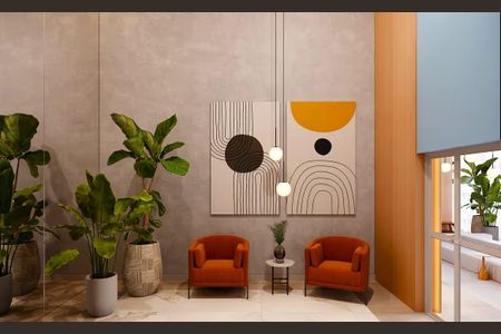Apartamento para alugar com 24m², 1 quarto e sem vaga Apartamento para alugar com 24m², 1 quarto e sem vagaHall de entrada
