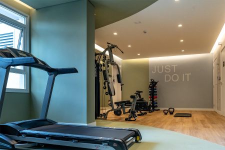 Apartamento para alugar com 24m², 1 quarto e sem vaga Apartamento para alugar com 24m², 1 quarto e sem vagaÁrea comum - Academia