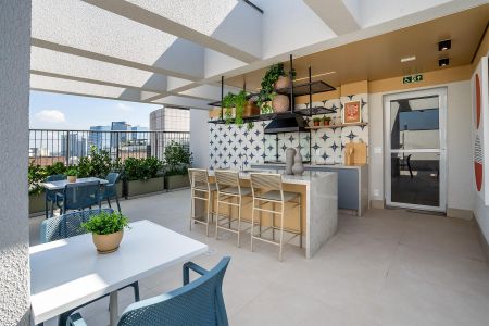Apartamento para alugar com 24m², 1 quarto e sem vaga Apartamento para alugar com 24m², 1 quarto e sem vagaVaranda Gourmet