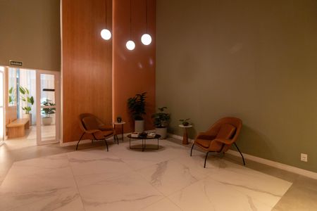 Apartamento para alugar com 24m², 1 quarto e sem vaga Apartamento para alugar com 24m², 1 quarto e sem vagaHall social
